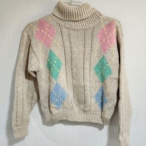 Liz Claiborne Turtleneck Argile Sweater